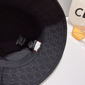 Gucci GG Canvas Bucket Hat Black