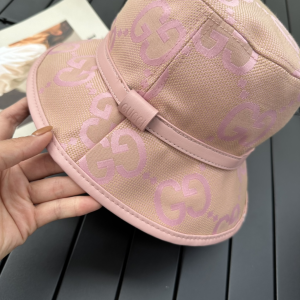Gucci Jumbo GG Canvas Bucket Hat Pink