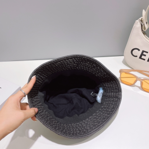 Prada Denim Black Bucket Hat