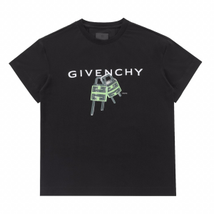 Givenchy 4G Lock Slim Fit Cotton T Shirt Black Givenchy 4G Lock Slim Fit Cotton T Shirt Black
