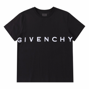 Givenchy Logo Embroidered Jersey Cotton T Shirt Black Givenchy Logo Embroidered Jersey Cotton T Shirt Black