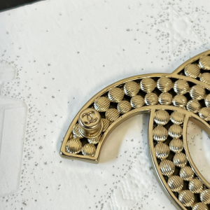 Chanel Black Diamonds CC Log Brooch