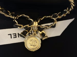 Chanel CC Bowknot Leather Bracelet