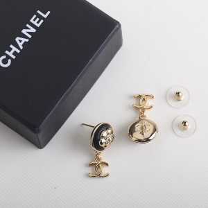 Chanel CC Camellia Earrings