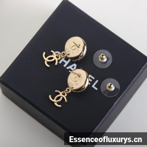 Chanel CC Camellia Earrings