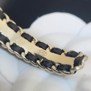 Chanel CC Leather Chain Bracelets