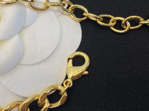 Chanel Crystal Gold Brooch