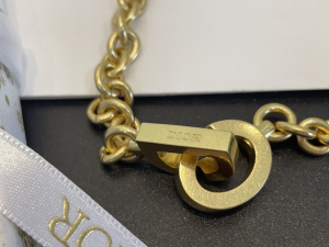 Dior CD Lock Gold Chain Necklaces