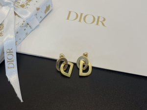 Dior CD Lock Gold Earrings
