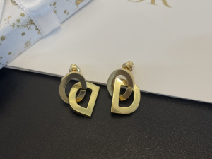 Dior CD Lock Gold Earrings