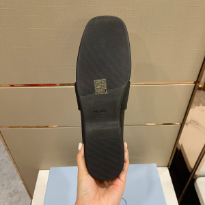 Prada Calf Leather Loafers Black