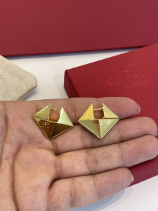 Valentino Rockstud Gold Metal Earrings