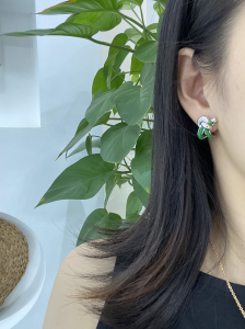 Bottega Veneta Green Earrings