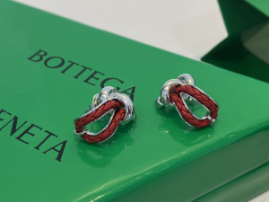 Bottega Veneta Red Earrings