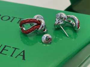 Bottega Veneta Red Earrings