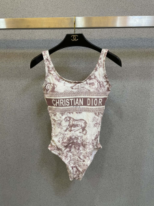 Dior One Pieces Swimsuit Pink