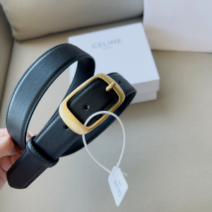 Burberry Leather Belt Black 30MM