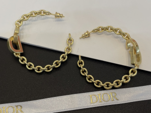 Dior CD Lock Earrings Gold