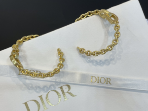 Dior CD Lock Earrings Gold