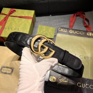 Gucci GG Marmont Leather Belt Black 40MM