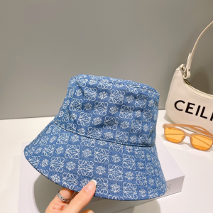 Loewe Anagram Denim Blue Bucket Hat