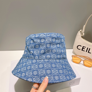 Loewe Anagram Denim Blue Bucket Hat