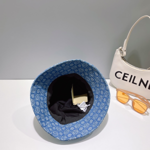 Loewe Anagram Denim Blue Bucket Hat