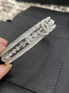 Chanel Diamonds CC Bangle Bracelets