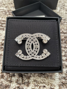 Chanel Diamonds CC Brooch