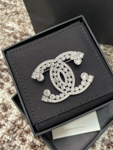 Chanel Diamonds CC Brooch