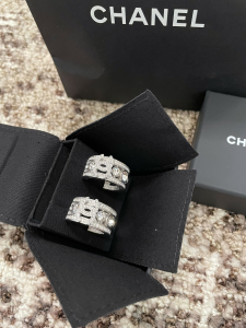 Chanel Diamonds CC Earrings