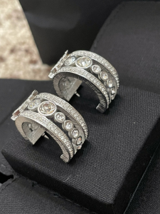 Chanel Diamonds CC Earrings