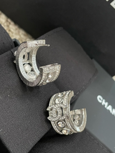 Chanel Diamonds CC Earrings