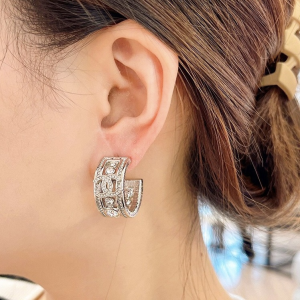 Chanel Diamonds CC Earrings