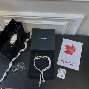 Chanel Crystals CC Pearls Necklaces