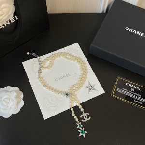 Chanel Crystals CC Pearls Necklaces