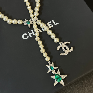 Chanel Crystals CC Pearls Necklaces