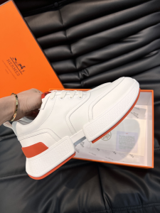 Hermes Giga Sneakers White Calfskin