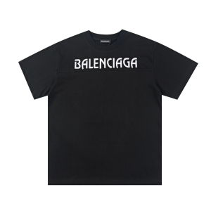 Balenciaga Black Cotton T Shirt
