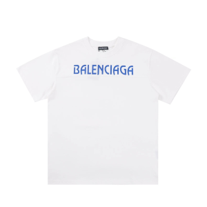 Balenciaga White Cotton T Shirt