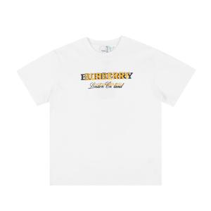 Burberry White Cotton T Shirt