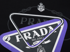 Prada Black Cotton T Shirt