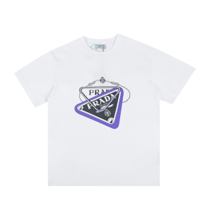 Prada White Cotton T Shirt