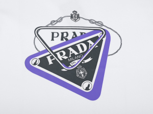 Prada White Cotton T Shirt