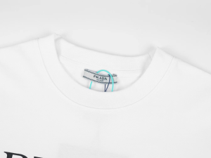 Prada White Cotton T Shirt