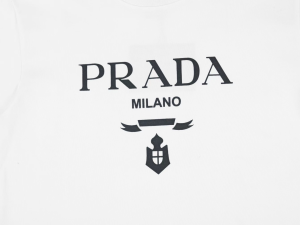 Prada White Cotton T Shirt