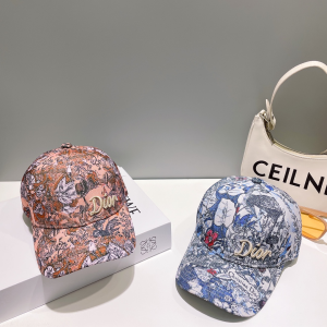 Dior Cotton Blue Baseball Cap Hat