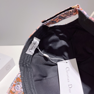 Dior Cotton Pink Baseball Cap Hat