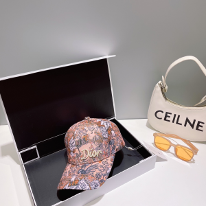 Dior Cotton Pink Baseball Cap Hat