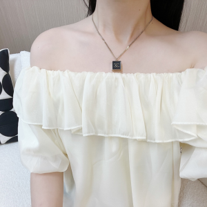 Chanel CC Logo Pendant Necklaces